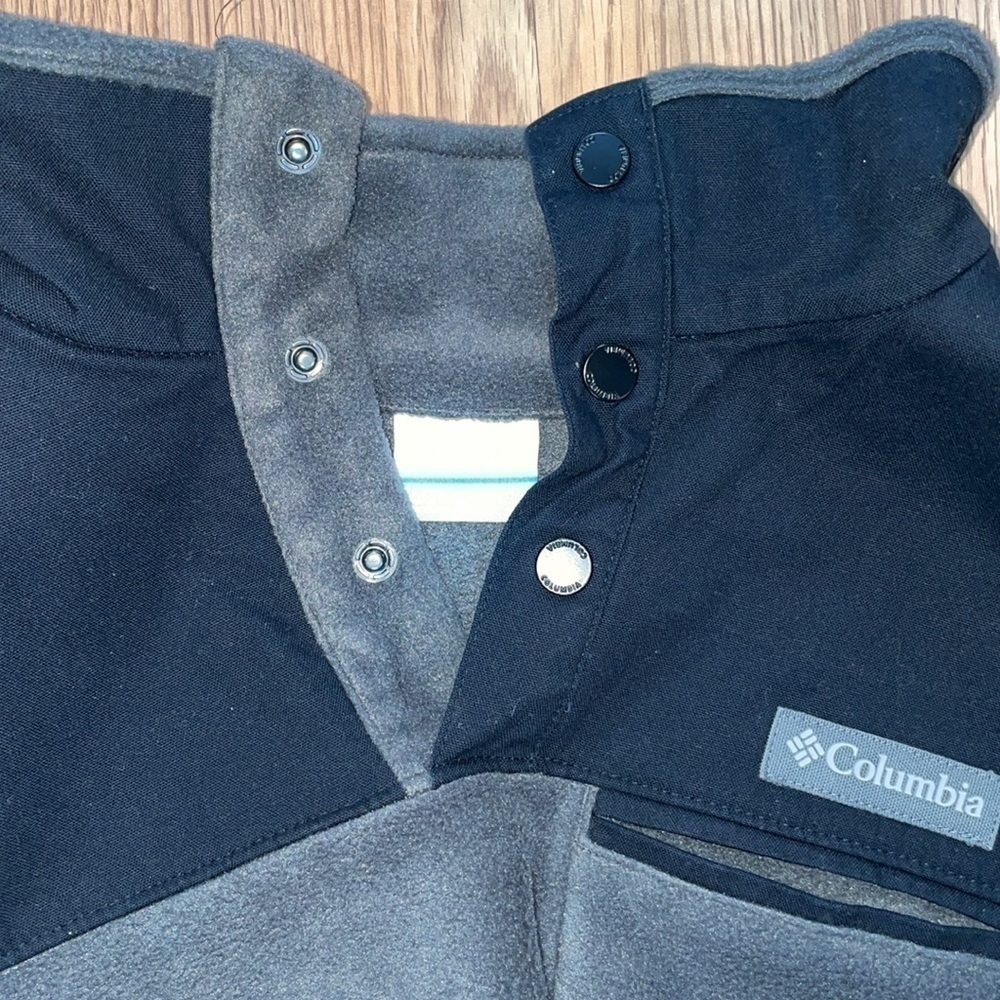 Columbia fleece pullover 1/4 button down. Men’s size large - Picture 6 of 6